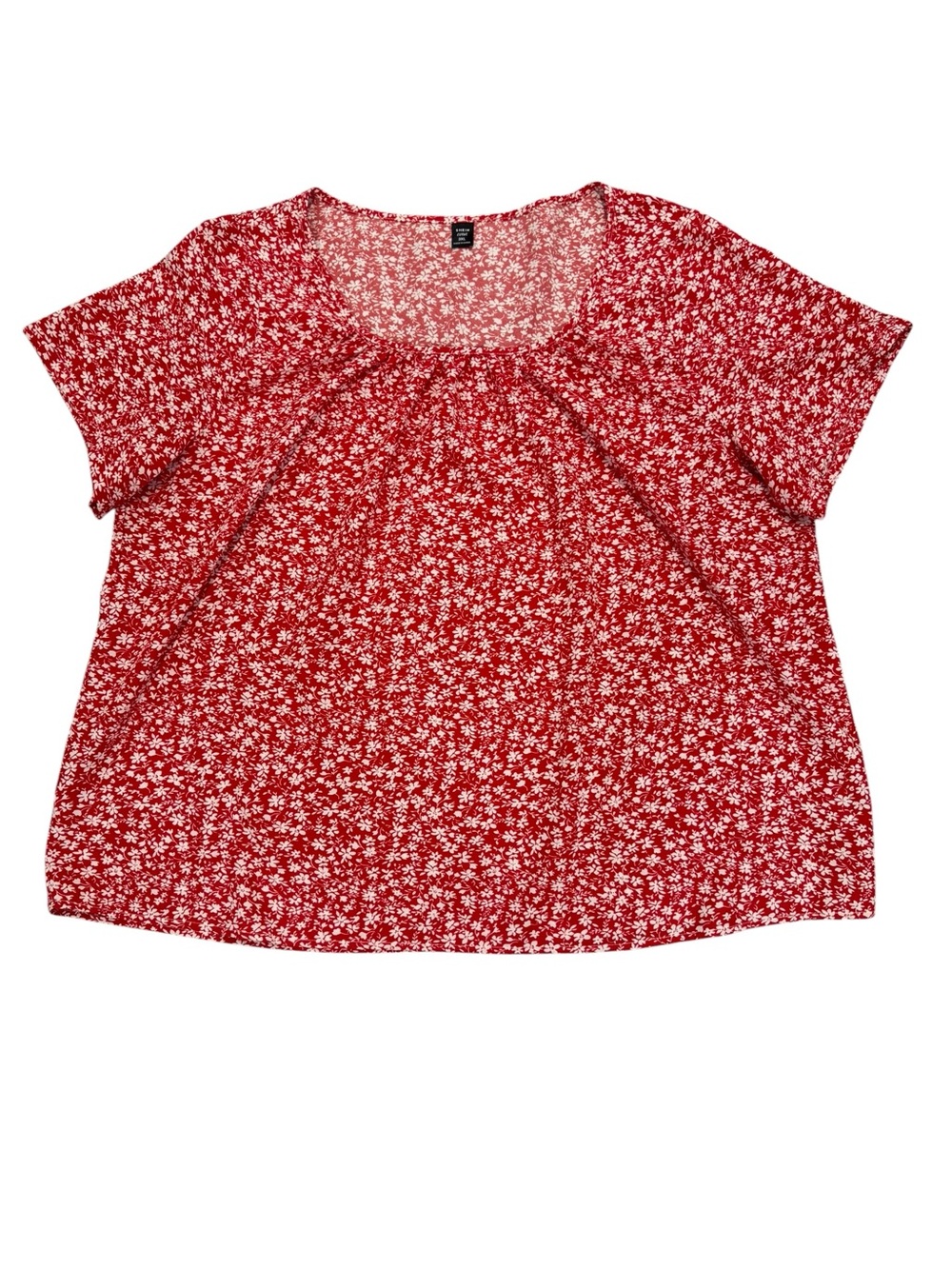 Red Floral Women’s Top